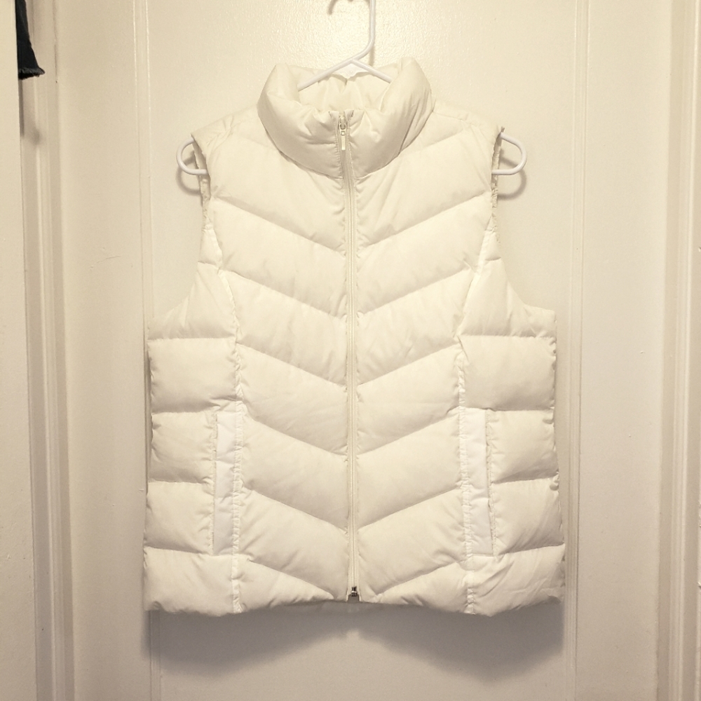 NWT Lands End Hyperdry Down Puffer Vest Size Petite Medium